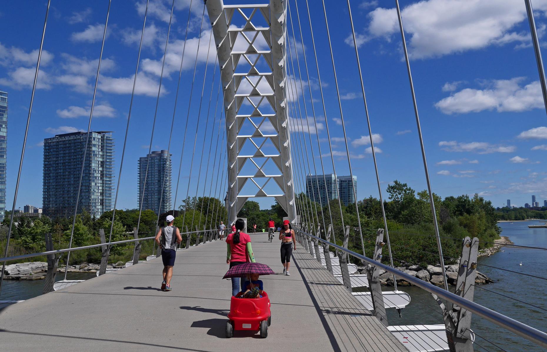 Humber Bay Bridge, Toronto, Canada